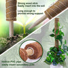 Coco Coir Poles For Climbing Plants with 24 Pre-Cut Paper Twist Ties and 5 (Bonus) Bamboo Plant Labels